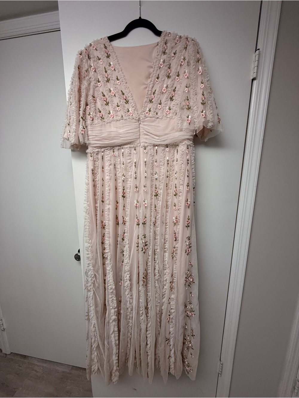 Mac Duggal Blush Pink Evening Dress - Picture 9 of 10